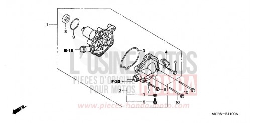 POMPE A EAU XL650V5 de 2005